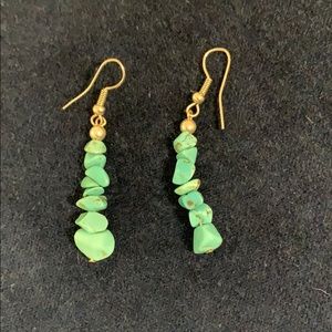 Turquoise stone earrings